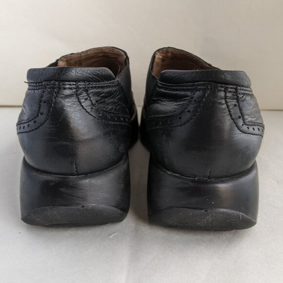 Dromedaris Leather Slip On Comfort Shoes, Falcon Black Women's Sz 10.5-11, EU 41 - Picture 5 of 11